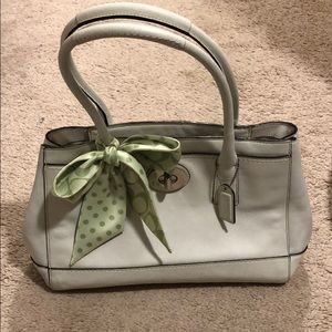 Coach leather handbag